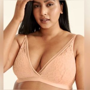 Knix | Lace Deep-V Bralette